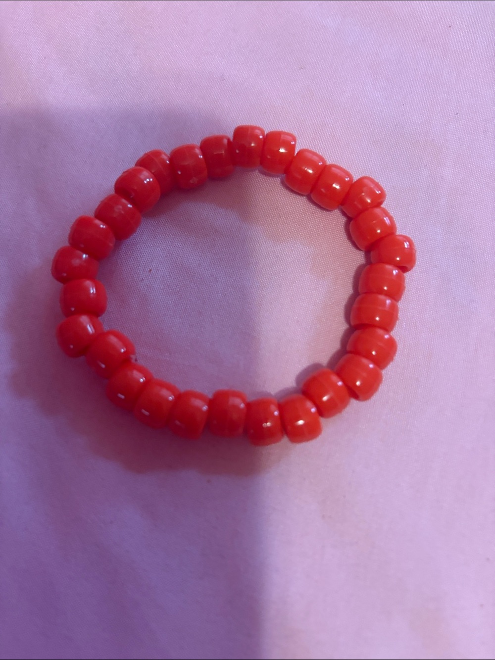 Red Beaded Stretch Bracelet - Women Jewelry